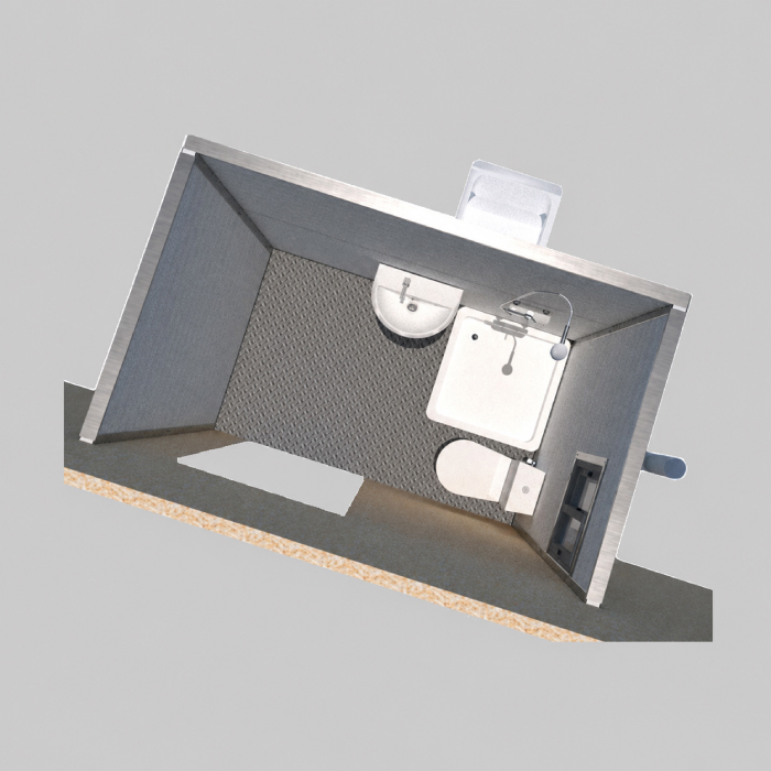 bano-modular-emergencia-interior-3d Interior de baño modular compacto con ducha, WC y lavamanos
